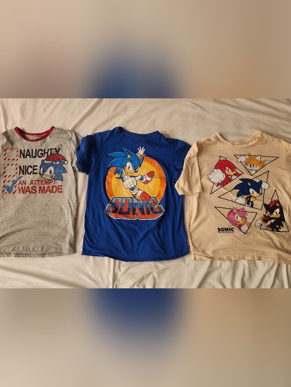 Sonic Graphic Blue Kids T-Shirt